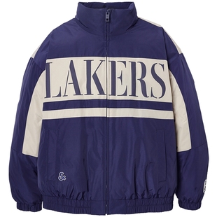 【颜值轻暖羽绒服】杰克琼斯NBA联名短款羽绒服立领保暖外套男装