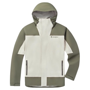 2026春夏新款哥伦比亚户外男防水防风腋下大拉链单层冲锋衣XE0271