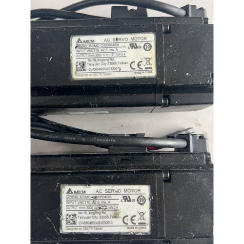 溢价-台达伺服电机ECMC-CW0604RS，400W，110V，