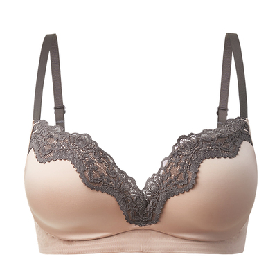 简约小胸聚拢显大无钢圈上托bra