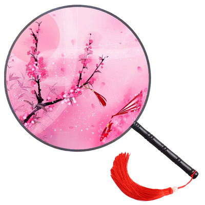 古风团扇宫扇古典汉服手工舞蹈