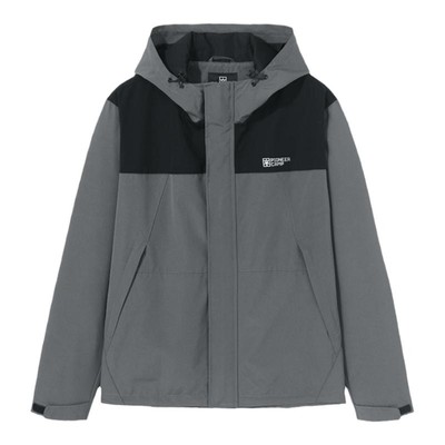 连帽防水拓路者潮防风拼色宽松冬