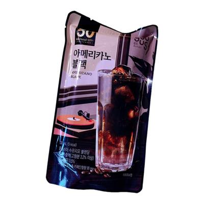 韩国便利店同步袋装饮料加冰美味