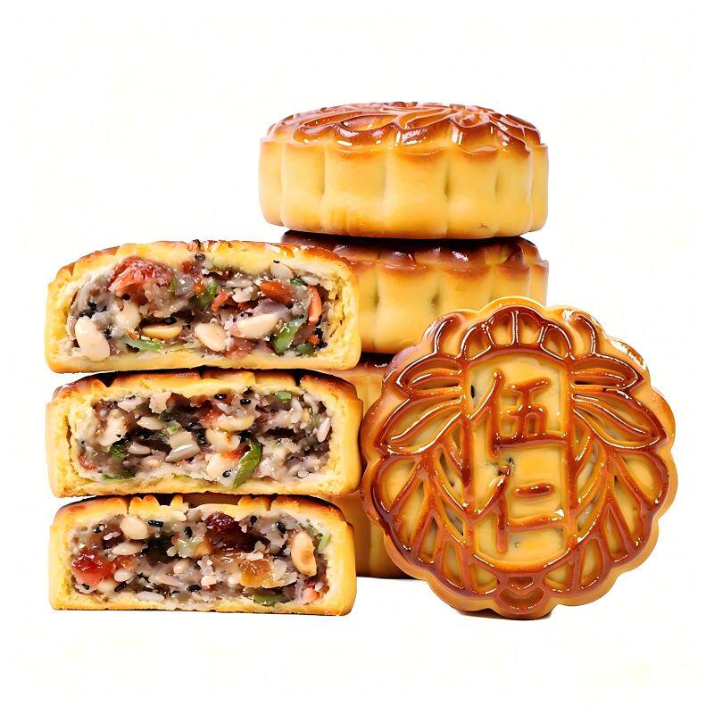 老式五仁月饼中式糕点中秋送礼