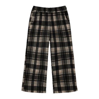 左西女童短款新品裤子复古加绒