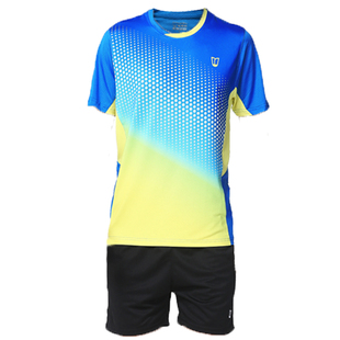 正品羽毛球服套装男款短袖乒乓球服速干透气运动服装夏比赛训练服