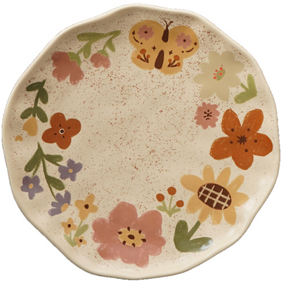 肆月陶瓷盘子家用菜盘子