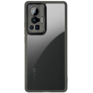 适用于vivox70自带镜头膜手机壳x70新款防滑x70pro保护套x70t镜头全包透明防摔曲面屏的硅胶软vivo透黑