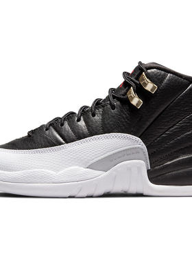 Nike/耐克正品AIR JORDAN12 AJ12女子GS大童耐磨篮球鞋153265-006