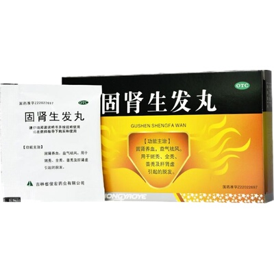 【真匠】固肾生发丸2.5g*5袋/盒*2盒脱发斑秃益气祛风补肾