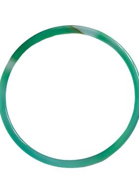 绿玛瑙叮当镯玉髓细手镯闺蜜礼物