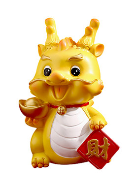 龙年吉祥物摆件新年小礼物存钱罐