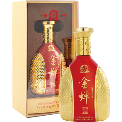 玉蝉金蝉42度宴请商务浓香型白酒