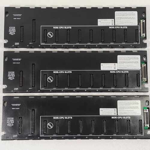 GE FANUC IC693CHS391M EXPANSION BASE WITH 10 SLOT (LOT OF 3)