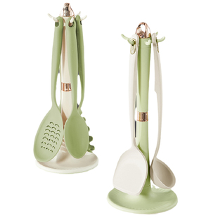 厨具旋转挂架锅铲架子厨房铲勺收纳架置物架立式挂钩风干神器大全