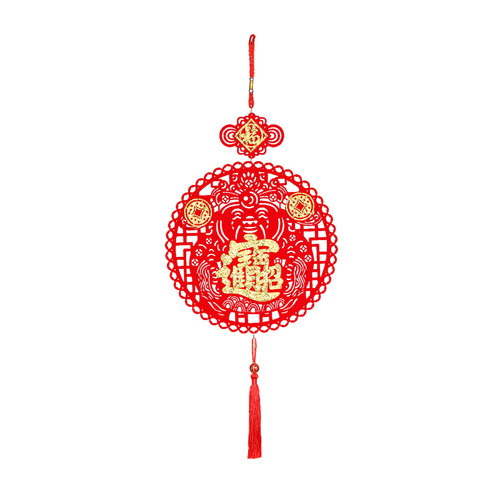 2026新年元旦春节装饰挂件 室内场景布置用品 过年中国结福字挂饰