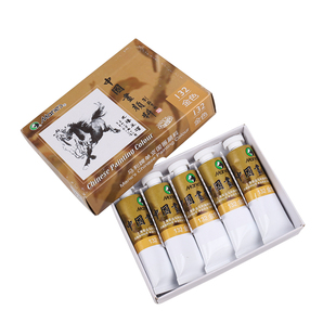 马利国画颜料金色颜料32ml大管金色勾线描金写春联 抄经写金字