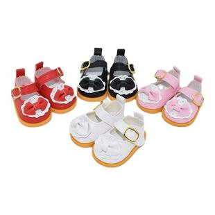 20CM棉花娃娃娃鞋小皮鞋玩偶EXO偶像蝴蝶结公主鞋明星替换可爱现