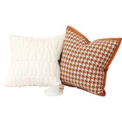Atmsphere氛围现代简约网红ins千鸟格沙发抱枕靠垫套客厅样板靠背