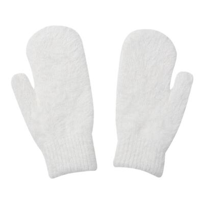 芝士商店可爱不分指兔毛保暖手套