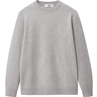 海澜之家舒适柔软圆领套头针织衫