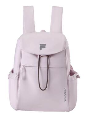 FILA FUSION斐乐潮牌女包背包2026春季新款双肩包书包翻盖南瓜包