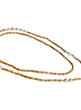 橄榄核细挂链精致款项链毛衣链