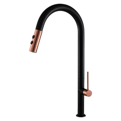 金色可伸缩抽拉式洗菜盆水龙头