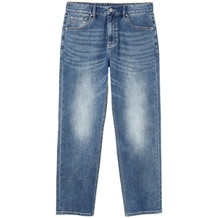 903杰克琼斯秋季男装休闲高弹力凉感直筒休闲男士牛仔裤长裤子