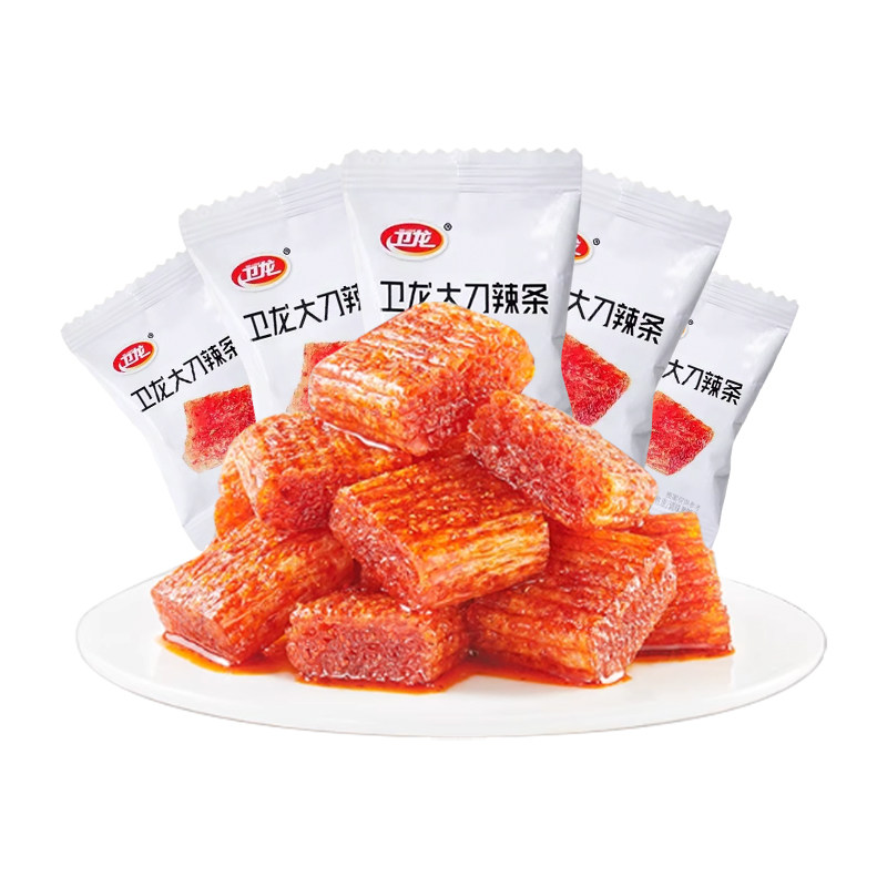 卫龙大刀肉200包甜辣解馋小零食