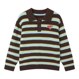 【超级马力】咕噜日记童装儿童亲子毛衣秋冬男女童保暖POLO衫长袖