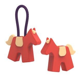 SIKAI糖荳乐园小马上多金硅胶收纳PD240W快充短线typec数据线适用小米华为苹果vivo理线器充电宝短线外出挂件