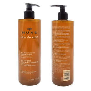 法国Nuxe欧树蜂蜜洁面啫喱凝胶深层清洁温和不刺激面部卸妆洗面奶