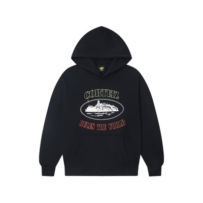 corteiz美潮秋冬加绒连帽衫卫衣