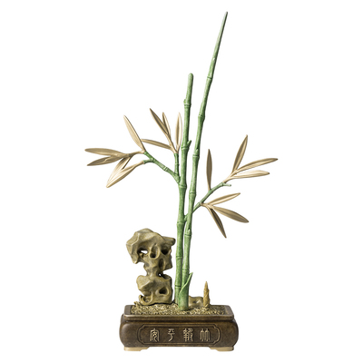 铜师傅《步步高升》摆件