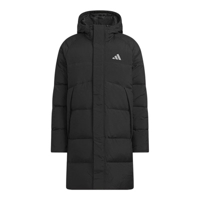 Adidas/阿迪达斯正品冬季男女防风保暖连帽运动长款羽绒服KQ5514