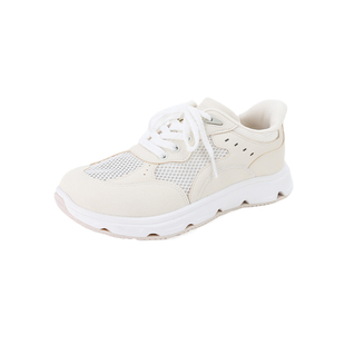 Pansy盼喜女鞋宽胖脚透气撞色百搭舒适休闲运动鞋2026春季新款