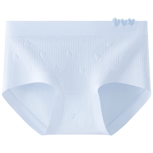 六只兔子A类婴儿棉无痕大码内裤女7A抑菌纯棉底裆包臀中腰三角裤