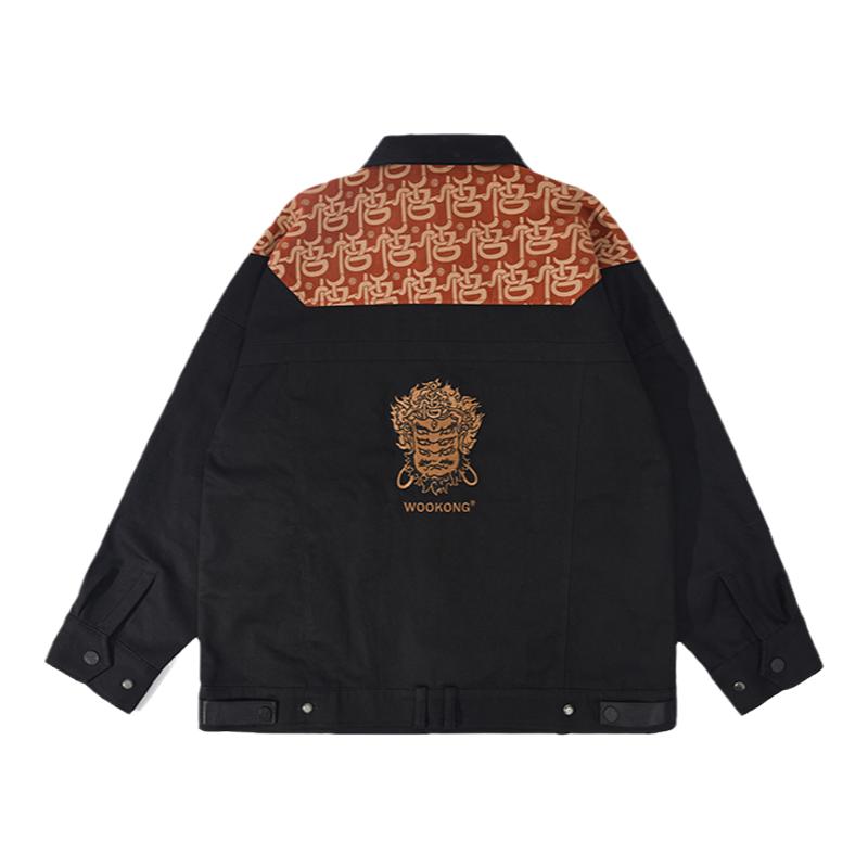 wookong刺绣牛仔衣2021秋季新品