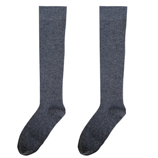 深灰色小腿袜女秋冬韩系无骨显瘦中长筒黑色韩国强压瘦腿2025新款