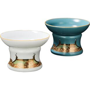 容山堂瑞鹤图陶瓷茶漏托架套装茶叶过滤器滤茶网茶隔功夫茶具配件