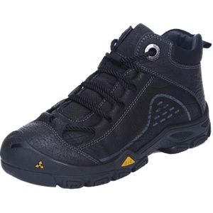 骆驼棉鞋真皮男鞋冬季新款户外男靴加绒高帮休闲鞋系带保暖短靴