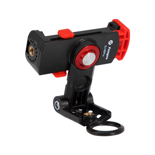 富图宝SJ89三脚架手机夹 热靴支架配件直播横竖旋转通用自拍可接LED补光灯麦克风双三机位扩展多功能冷靴夹子