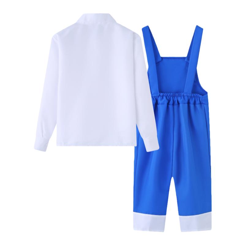 桃李杯劳动最光荣毕业演出服背带裤节农民工人表演服儿童合唱服装