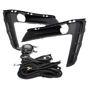 适用于17-25款CRV前雾灯总成保险杠灯低配改装LED双光透镜黄金眼