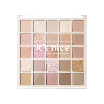 biya眼影盘大多橘粉色修容