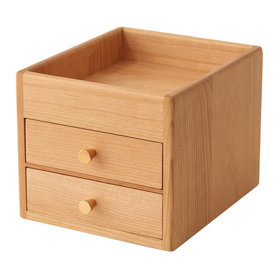 家房子樱桃木玄关桌面收纳柜简约