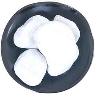 白色鹅卵石枯山水景观石子铺地小白石头黄色石子庭院造景白石子