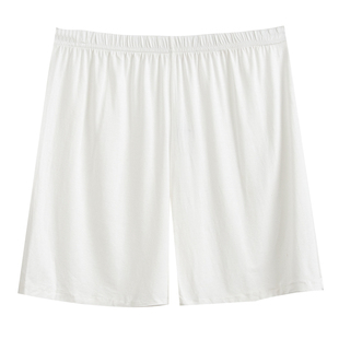 莫代尔安全裤女夏内搭打底裤防走光不卷边白色大码宽松可外穿短裤