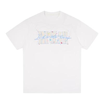 BIPOLAR彩色波点兔绒贴布短袖